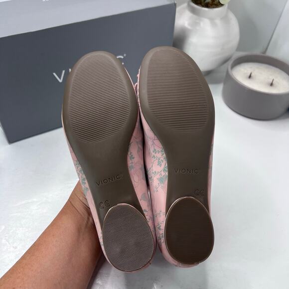 Vionic Callisto Ballet Shoes H7709L1400 Peach Botanic Women's 5M NWB - Picture 8 of 10